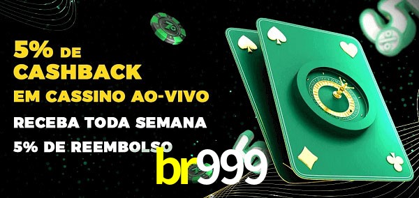 Promoções do cassino ao Vivo br999